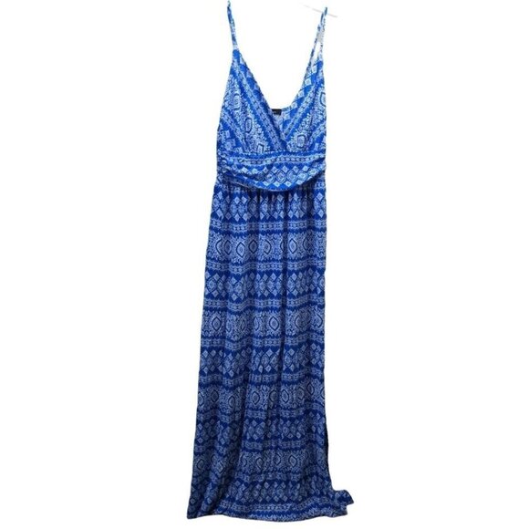 Nordstrom Soprano blue white maxi dress Small - Bin C - Picture 1 of 5